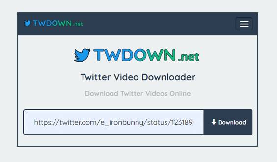 Cara Download Video Twitter Tanpa Aplikasi Terbaru Twdown.net