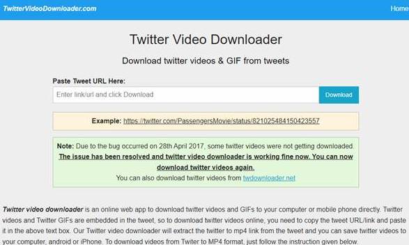 Cara Download Video Twitter Tanpa Aplikasi Terbaru Twitter Video Downloader