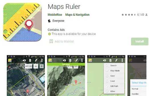 Daftar Aplikasi Pengukur Jarak Android Terbaik Hasil Paling Akurat Maps Ruler