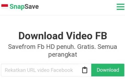 Cara Download Video Facebook Tanpa Aplikasi Anti Ribet SnapSave