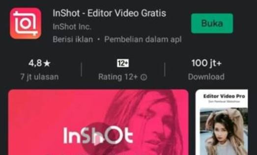 Aplikasi Edit Video Tiktok InShot