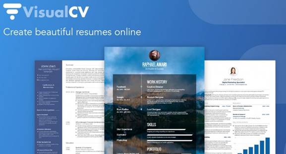 Aplikasi Pembuat CV Online VisualCV