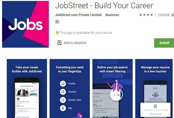 Aplikasi Pencari Kerja Jobstreet