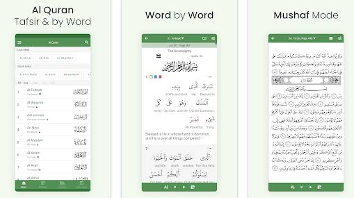 Aplikasi Al-quran online digital Al-Quran (Tafsir & by Word)