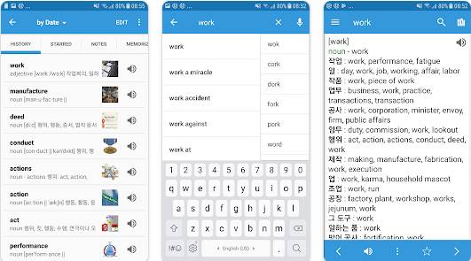 Aplikasi Belajar Bahasa Korea Korean Dictionary & Translate