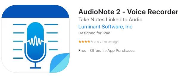 Aplikasi Perekam Suara AudioNote 2 - Voice Recorder
