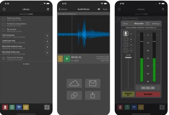 Aplikasi Perekam Suara AudioShare