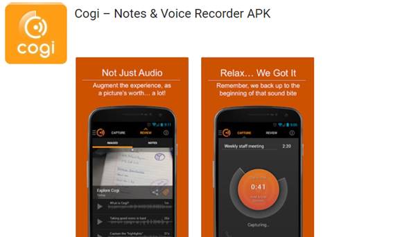 Aplikasi Perekam Suara Cogi - Notes & Voice Recorder