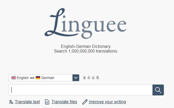 Aplikasi Translate Linguee