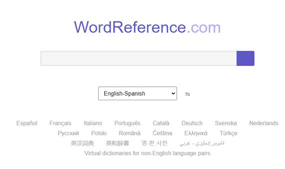 Aplikasi Translate WordReference