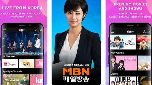 aplikasi streaming drama Korea dan saluran TV Korea Selatan KORTV