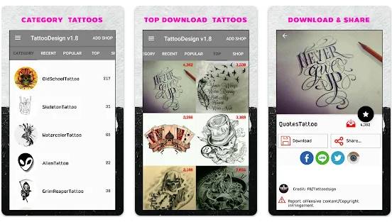 Aplikasi Edit Foto Tato Tattoo Designs