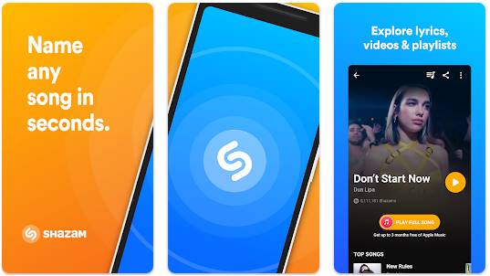 Aplikasi Streaming Musik Online Shazam