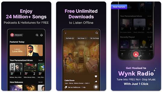 Aplikasi Streaming Musik Online Wynk Music