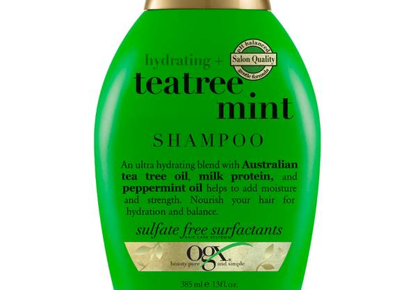 Sampo Anti Ketombe Terbaik OGX Tea Tree Mint Extra Strength Shampoo