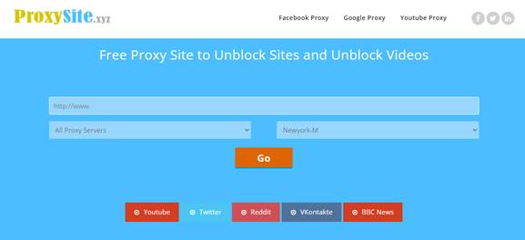Situs Proxy Gratis ProxySite.xyz