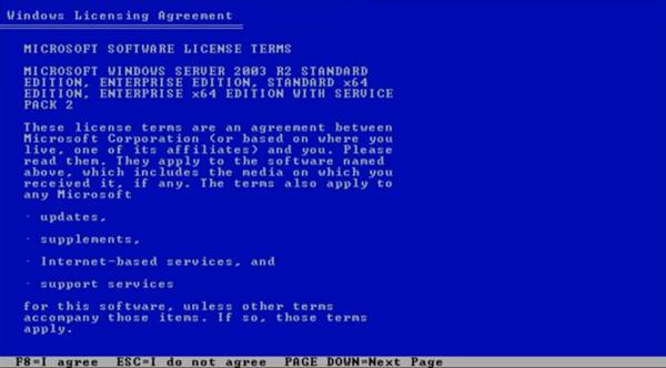 Cara Instalasi Windows Server 2003 Enterprise Edition