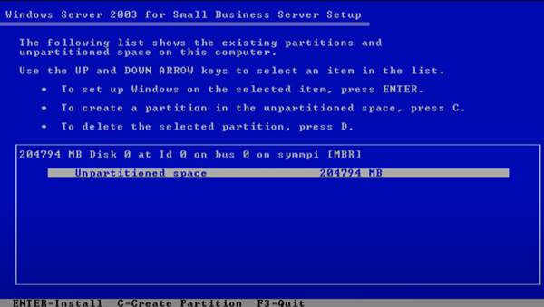 Cara Instalasi Windows Server 2003 Small Business Server