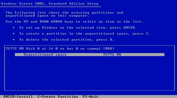 Cara Instalasi Windows Server 2003 Standard Edition