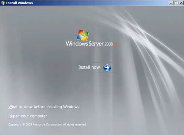 Cara Instalasi Windows Server 2008 R2
