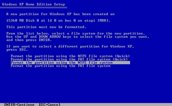 Cara Instalasi Windows XP Home Edition