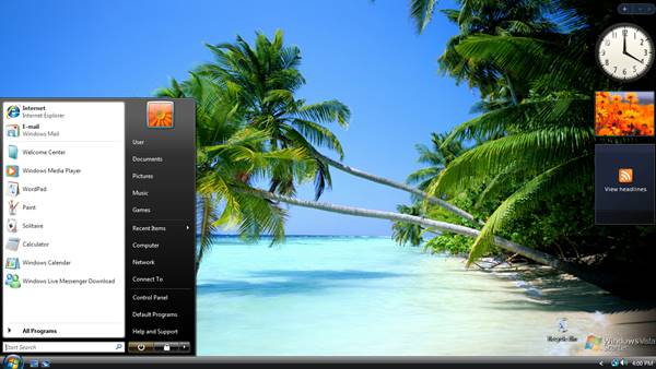 Fitur Utama Windows Vista Starter