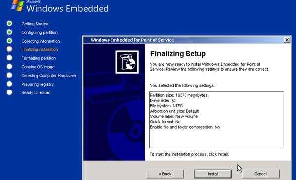 Fitur Utama Windows XP Embedded