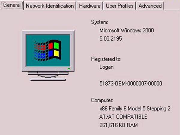System Requirements Windows 2000 Professional