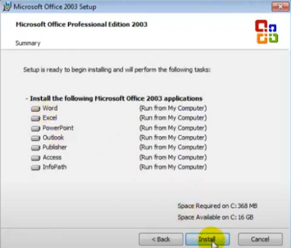 Aplikasi Utama Dalam Microsoft Office 2003
