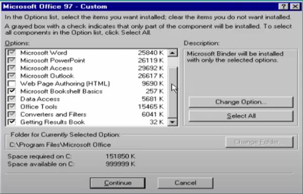 Aplikasi Utama Dalam Microsoft Office 97