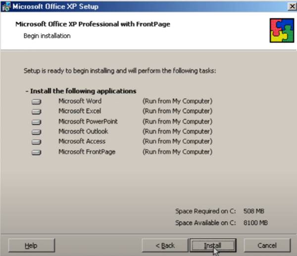 Aplikasi Utama Dalam Microsoft Office XP Professional