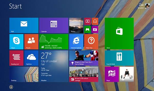 Fitur Utama Windows 8.1