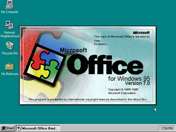 Perubahan Dan Peningkatan Di Microsoft Office 95
