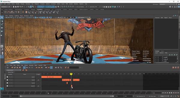 Aplikasi Utama Dalam Autodesk Maya 2024